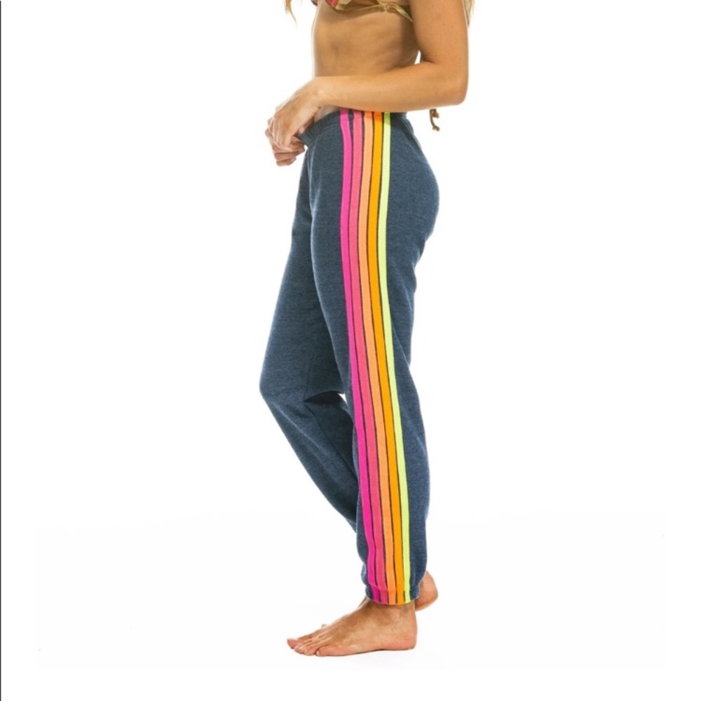 Aviator nation 5 stripe sweatpants M